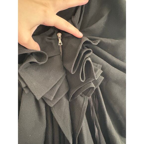 Dries Van Noten Donati Long Sleeve Wool Dress - Picture 3 of 9